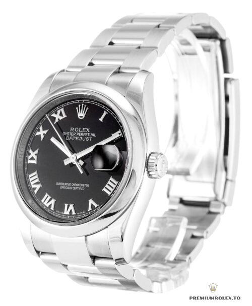 Replica Rolex Datejust 116200 36mm Black Dial - top-tier replica watches