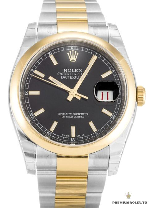 Replica Rolex Datejust 116203 36mm Black Dial - Best Quality Counterfeit Rolex
