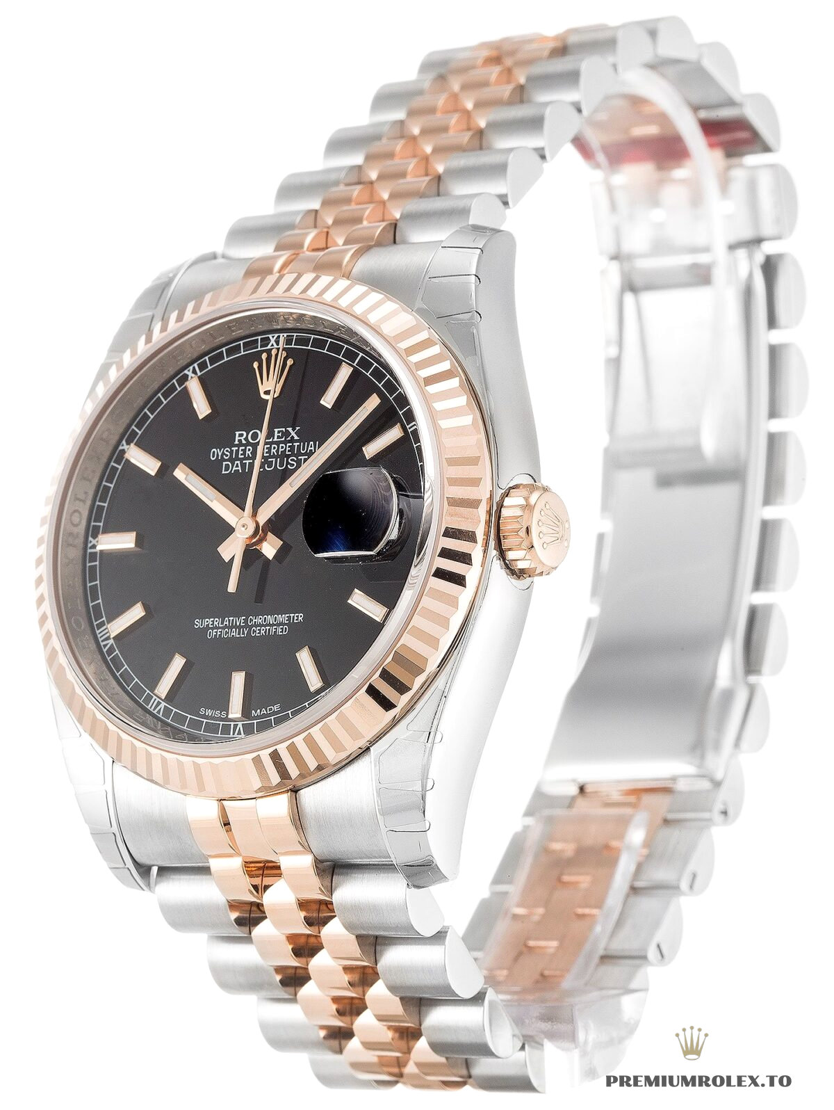 Replica Rolex Datejust 116231 36mm Black Dial - premium Rolex fake