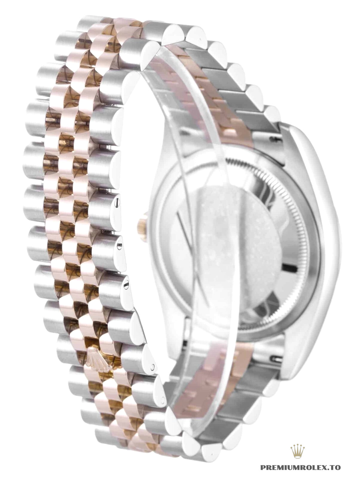 Replica Rolex Datejust 116231 Black Dial 36mm Steel Rose Gold Jubilee - fake Rolex for sale