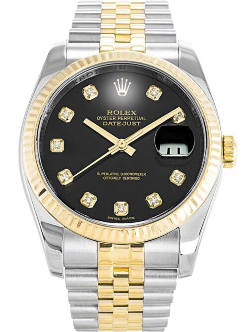 Replica Rolex Datejust 116233 36mm Black Dial - Best shop to buy a Fake Rolex