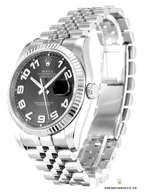 Replica Rolex Datejust 116234 36mm Black Dial - top-tier replica watches