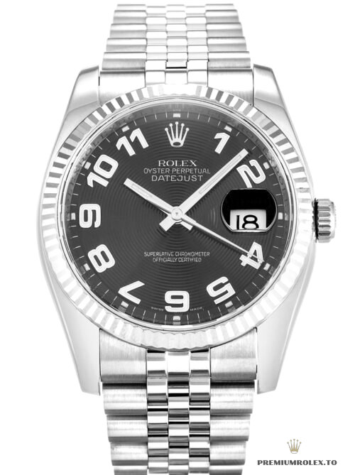 Replica Rolex Datejust 116234 36mm Black Dial - premium Rolex fake