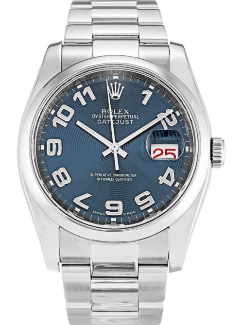 Replica Rolex Datejust 116200 36mm Concentric Blue Dial - Best shop to buy a Fake Rolex