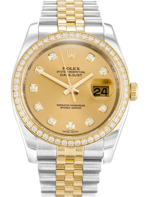 Replica Rolex Datejust 116243 36mm Champagne Dial - Best shop to buy a Fake Rolex