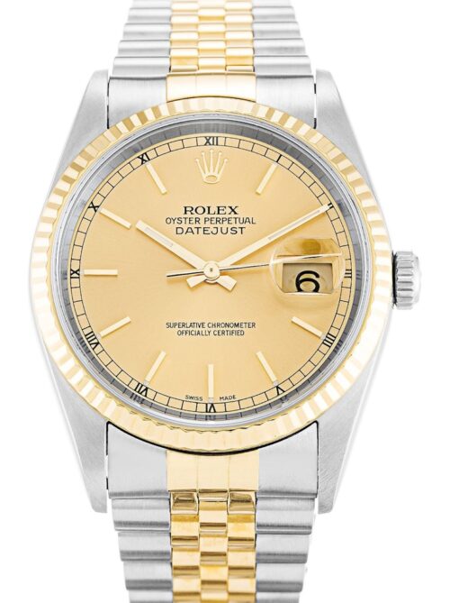 Replica Rolex Datejust 16233 36mm Champagne Dial - Best shop to buy a Fake Rolex
