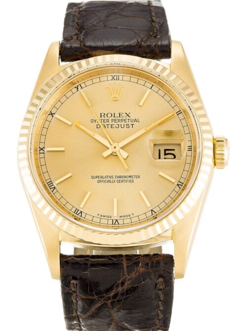 Replica Rolex Datejust 16238 36mm Champagne Dial - Best shop to buy a Fake Rolex