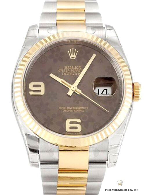 Replica Rolex Datejust 116233 36mm Floral Dial - Best Quality Counterfeit Rolex
