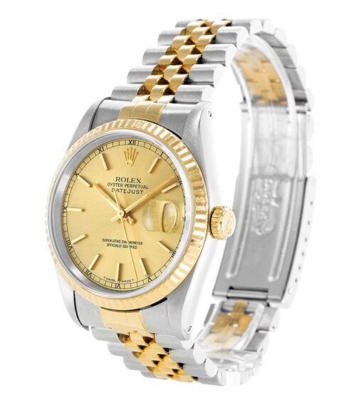 Replica Rolex Datejust 16233 36mm Gold Dial - Best shop to buy a Fake Rolex