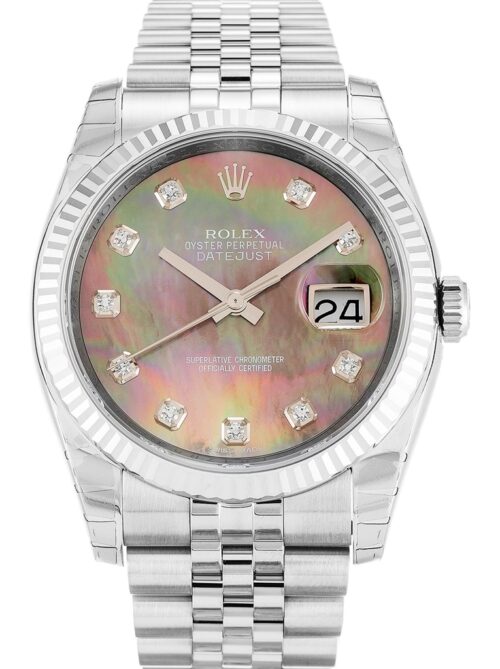 Replica Rolex Datejust 116234 36mm Mother of Pearl Dial - Best shop to buy a Fake Rolex
