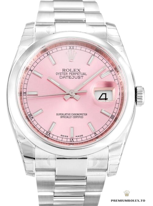 Replica Rolex Datejust 116200 36mm Pink Dial - high-end Rolex imitation
