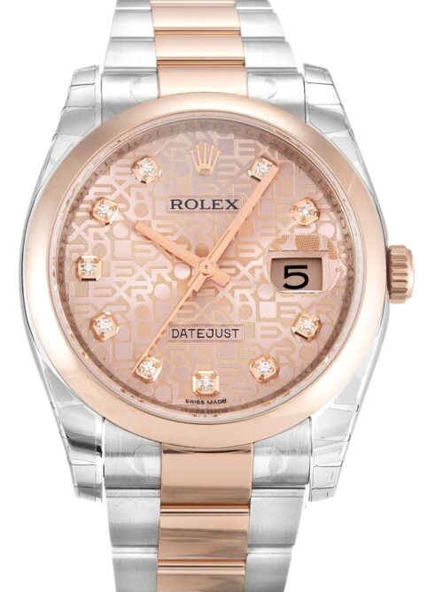 Replica Rolex Datejust 116201 36mm Rose Dial - Best shop to buy a Fake Rolex
