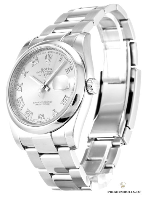 Replica Rolex Datejust 116200 36mm Silver Dial - high-end Rolex imitation