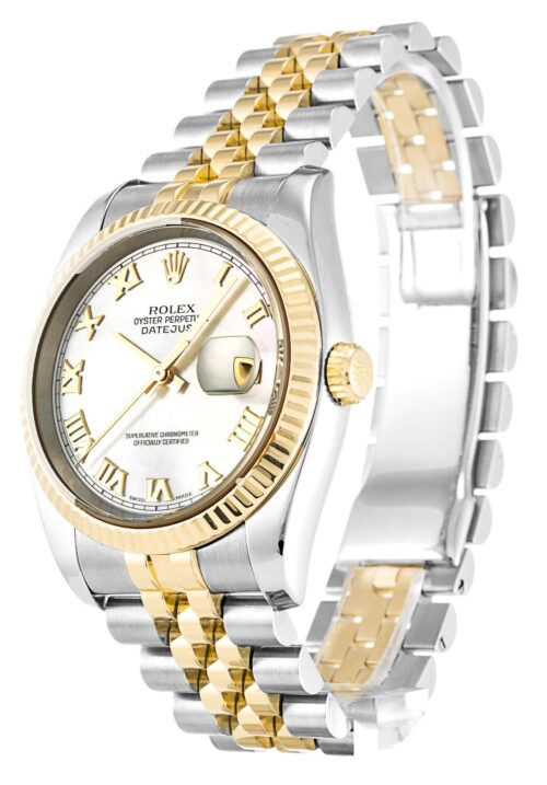 Replica Rolex Datejust 116233 36mm White Mother of Pearl Dial - Best shop to buy a Fake Rolex