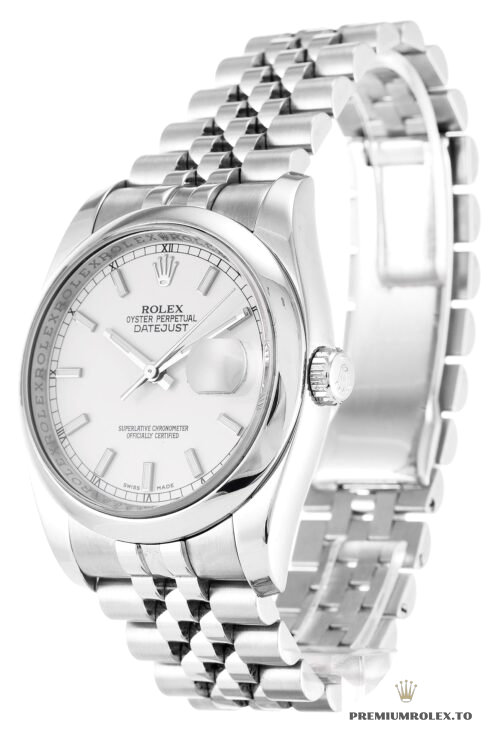 Replica Rolex Datejust 116200 36mm White Dial - Best Quality Counterfeit Rolex