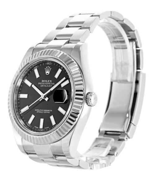 Replica Rolex Datejust 116334 41mm Black Dial - Best shop to buy a Fake Rolex