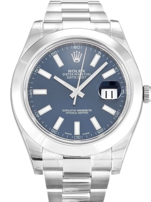 Replica Rolex Datejust II 116300 41mm Blue Dial - Best shop to buy a Fake Rolex