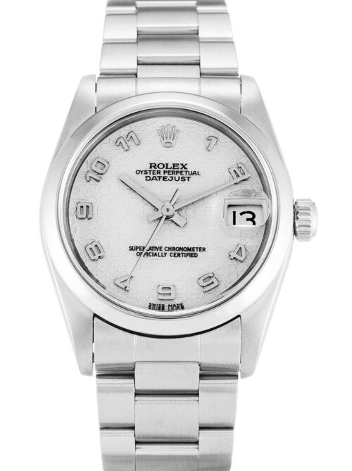 Replica Rolex Datejust 68240 Mid-Size 30mm Ivory Jubilee Dial - Best shop to buy a Fake Rolex