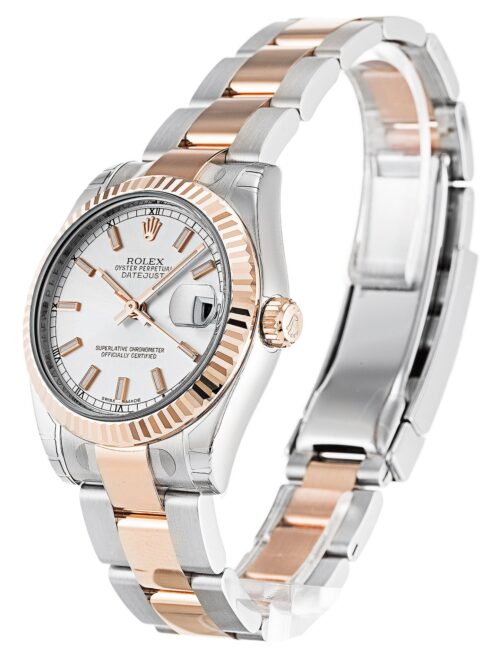 Replica Rolex Datejust 178271 Mid-Size 31mm Silver Dial - Best shop to buy a Fake Rolex