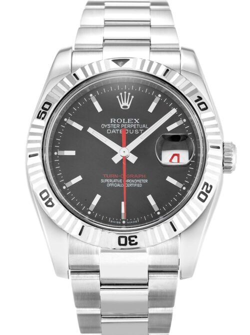 Replica Rolex Datejust 116264 Turn-O-Graph 36mm Grey Dial - Best shop to buy a Fake Rolex