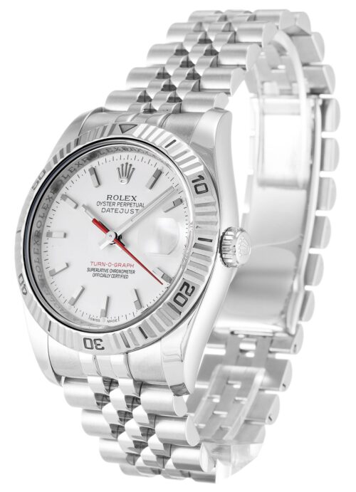 Replica Rolex Datejust 116264 Turn-O-Graph 36mm White Dial - Best shop to buy a Fake Rolex