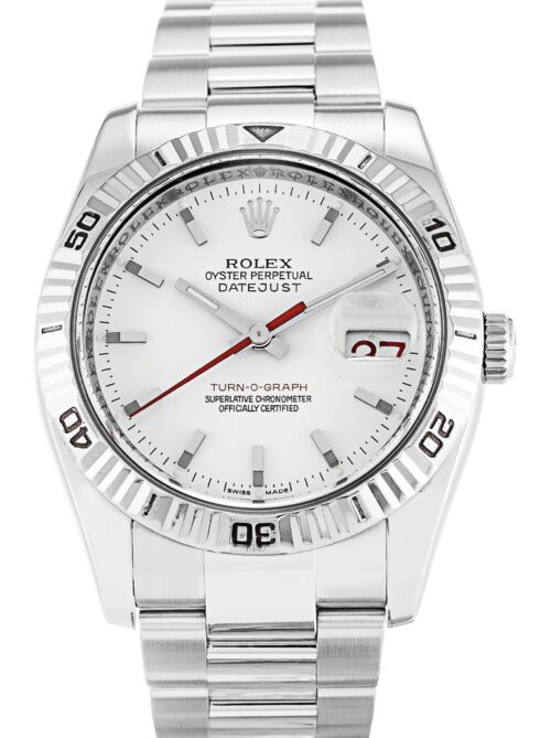 Replica Rolex Datejust 116264 Turn-O-Graph White Dial 36mm - Best shop to buy a Fake Rolex
