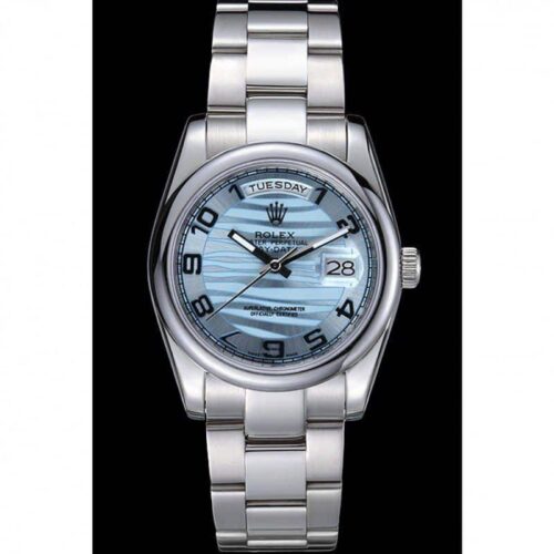 Replica Rolex Day-Date 7470 36mm Blue Dial - Best shop to buy a Fake Rolex