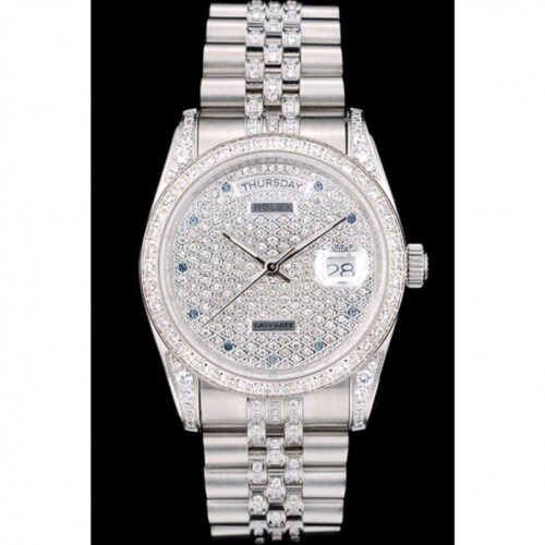 Replica Rolex Day-Date 41985 36mm Diamond Dial - Best shop to buy a Fake Rolex