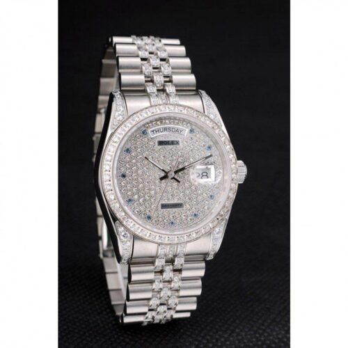Replica Rolex Day-Date 41985 36mm Diamond Dial - Best shop to buy a Fake Rolex