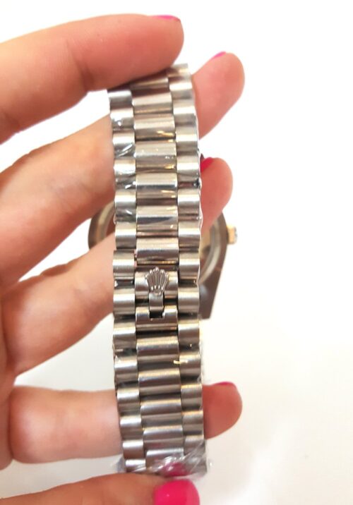 Replica Rolex Day-Date 118346 36mm Silver Dial - Best shop to buy a Fake Rolex