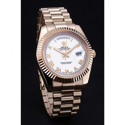 Replica Rolex Day-Date 622546 41mm White Dial - Best shop to buy a Fake Rolex