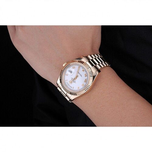 Replica Rolex Day-Date 622546 41mm White Dial - Best shop to buy a Fake Rolex