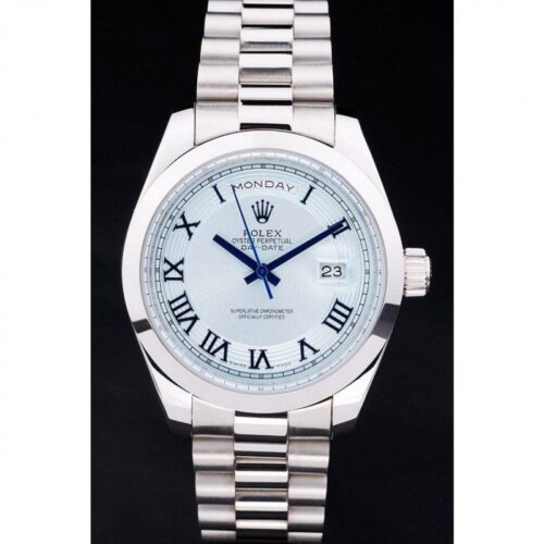 Replica Rolex Day-Date 228238 42mm White Dial - Best shop to buy a Fake Rolex