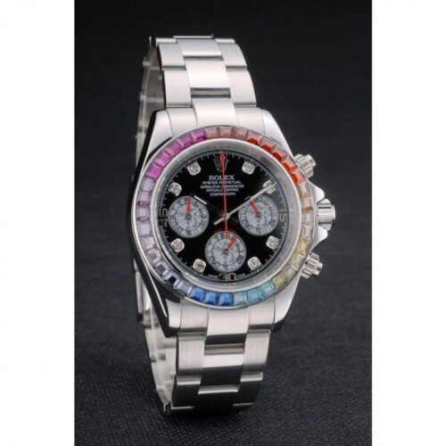 Replica Rolex Daytona 80250 39mm Black Dial - Best shop to buy a Fake Rolex