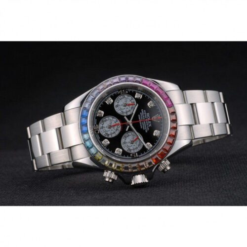 Replica Rolex Daytona 80250 39mm Black Dial - Best shop to buy a Fake Rolex