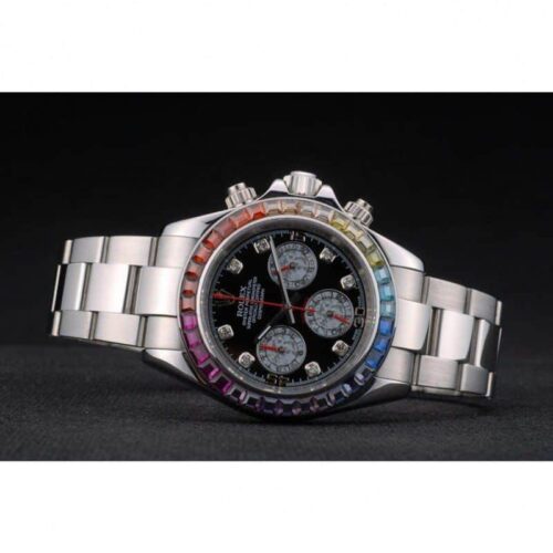Replica Rolex Daytona 80250 39mm Black Dial - Best shop to buy a Fake Rolex