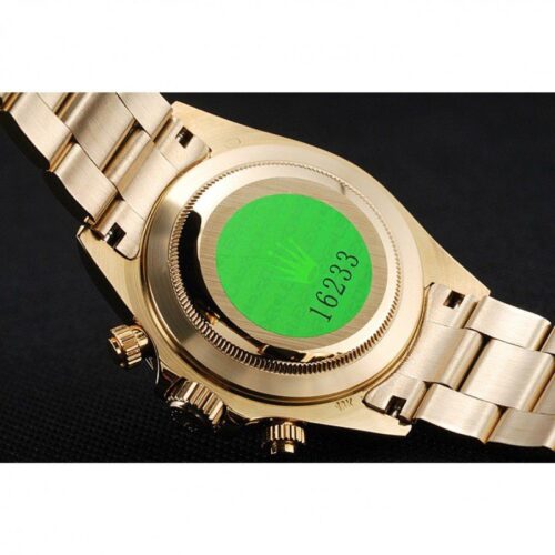 Replica Rolex Daytona 1454245 39mm Gold Dial - Best shop to buy a Fake Rolex