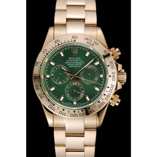 Replica Rolex Daytona 1454244 39mm Green Dial - Best shop to buy a Fake Rolex