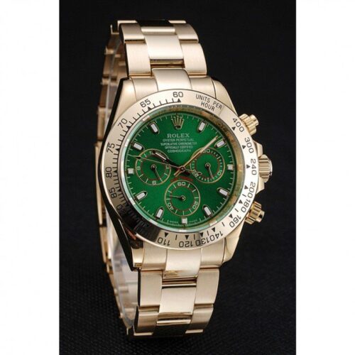 Replica Rolex Daytona 1454244 39mm Green Dial - Best shop to buy a Fake Rolex