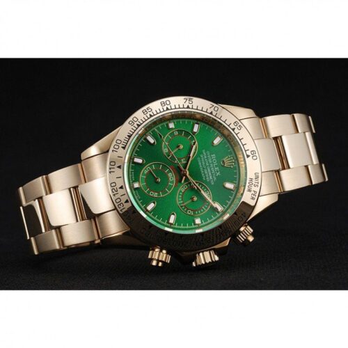 Replica Rolex Daytona 1454244 39mm Green Dial - Best shop to buy a Fake Rolex