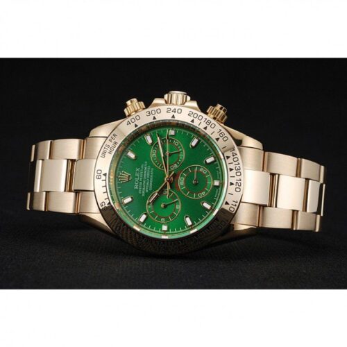 Replica Rolex Daytona 1454244 39mm Green Dial - Best shop to buy a Fake Rolex