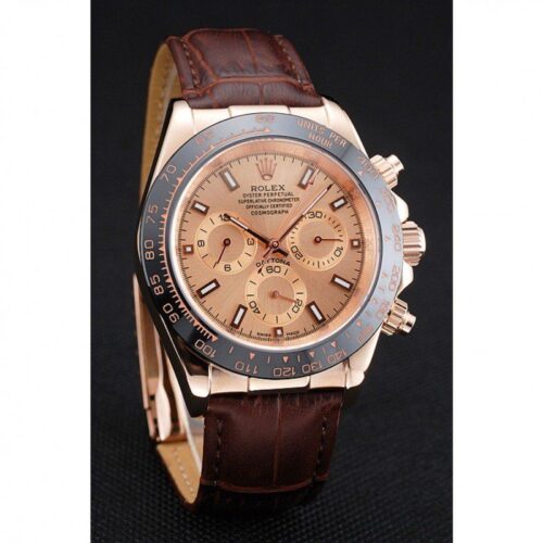 Replica Rolex Daytona 39mm Dial Rose-Gold 1454243 - Best shop to buy a Fake Rolex