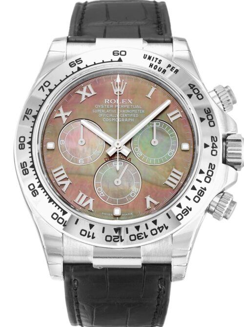 Replica Rolex Daytona 40mm Dial Black Mother of Pearl 116519 - Best shop to buy a Fake Rolex