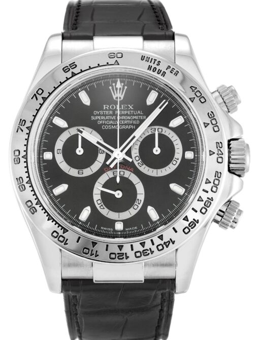 Replica Rolex Daytona 40mm Dial Black 116519 - Best shop to buy a Fake Rolex