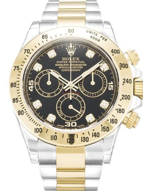 Replica Rolex Daytona Dial Black 116523 40mm - Best shop to buy a Fake Rolex