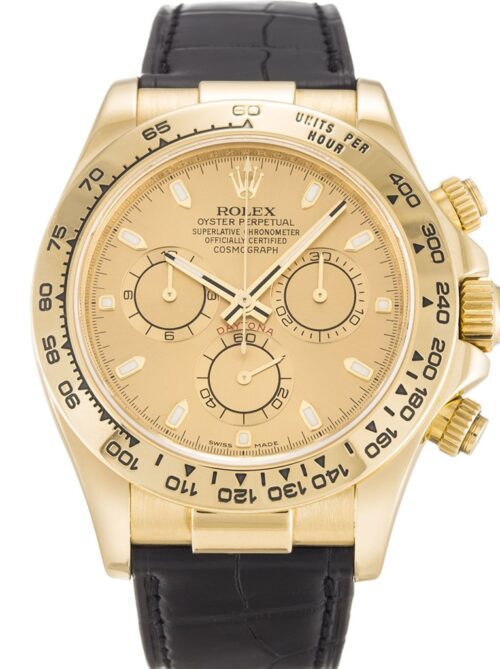 Replica Rolex Replica Rolex Daytona 40mm Dial Champagne 116518 - Best shop to buy a Fake Rolex