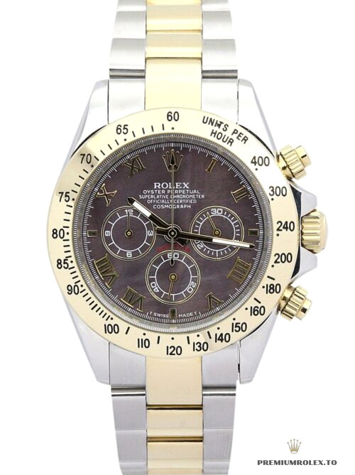Replica Rolex Daytona 40mm Dial Dark Brown 116523 - Best Quality Counterfeit Rolex