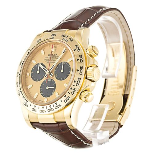 Replica Rolex Daytona 40mm Dial Gold 116518 - Best shop to buy a Fake Rolex