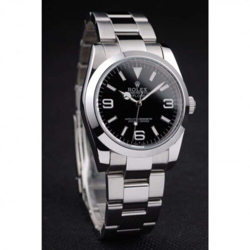 Replica Rolex Explorer 36mm Dial Black 98087 - Best shop to buy a Fake Rolex