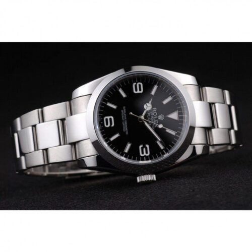Replica Rolex Explorer 36mm Dial Black 98087 - Best shop to buy a Fake Rolex